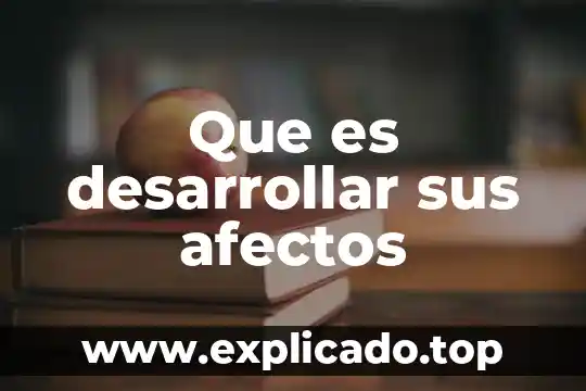 Que es vals para desarrollar la estratroducto de su elección 6 Que es desarrollar sus afectos