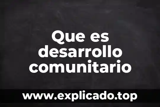 Qué es un transecto en enfermería comunitario 3 Que es desarrollo comunitario