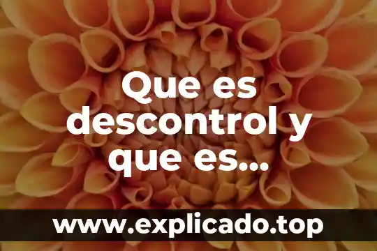 Actriz que es médico 3 Que es descontrol y que es descompensado en medico