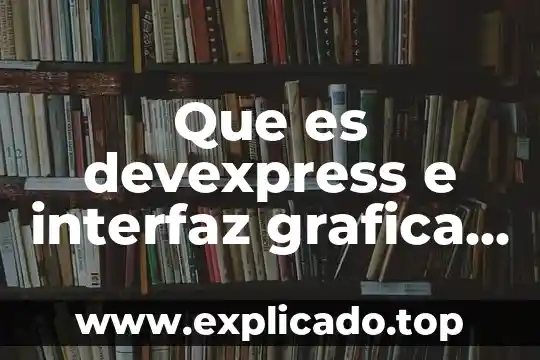 Que es nombre de usuario ejemplos 3 Que es devexpress e interfaz grafica de usuario