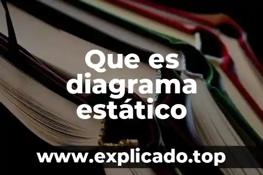 Que es un sistema de transporte estatico 4 Que es diagrama estático