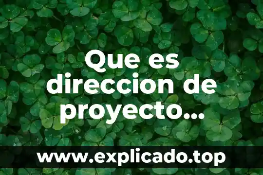 Que es punto de equilibrio sus ventajas y desventajas 3 Que es direccion de proyecto ventajas y desventajas