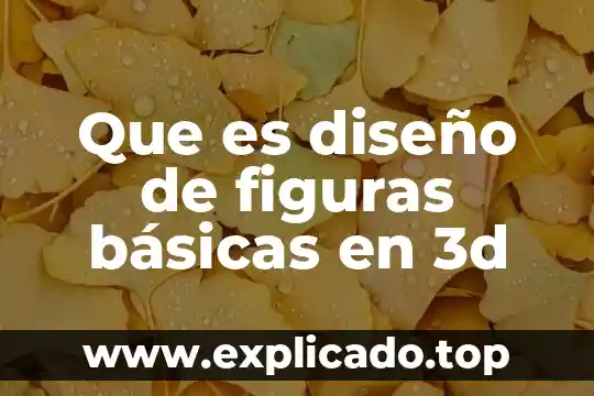 Artículo que es una impresora 3D 5 Que es diseño de figuras básicas en 3d