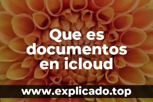 Que es recep de documentos 4 Que es documentos en icloud