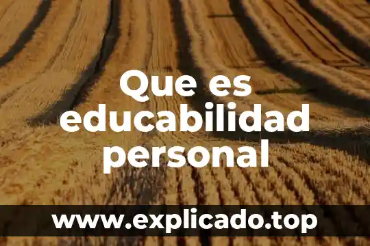 Que es una multiplicacion directa 7 Que es educabilidad personal