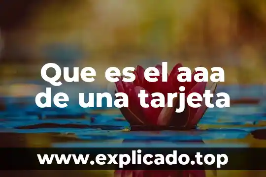 Que es tarjeta sd en un celular 3 Que es el aaa de una tarjeta