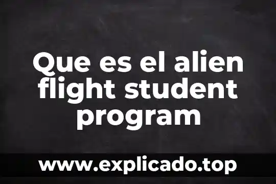 Qué es atheros client installation program 3 Que es el alien flight student program