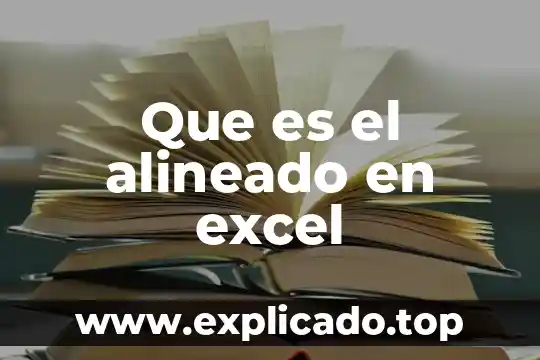 Que es spea en excel 8 Que es el alineado en excel
