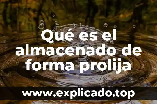 Que es la caducidad como forma de extensi贸n 4 Qu茅 es el almacenado de forma prolija