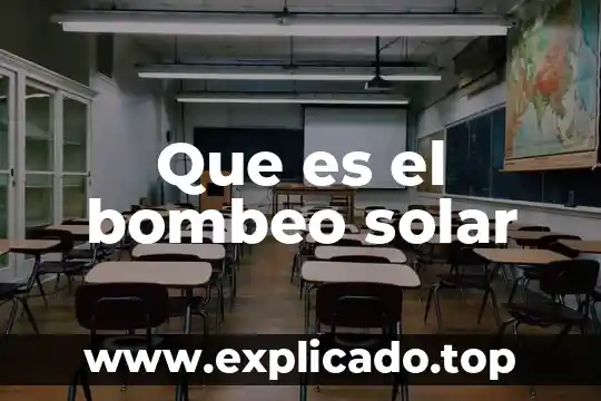 Qué es la haca genética 4 Que es el bombeo solar