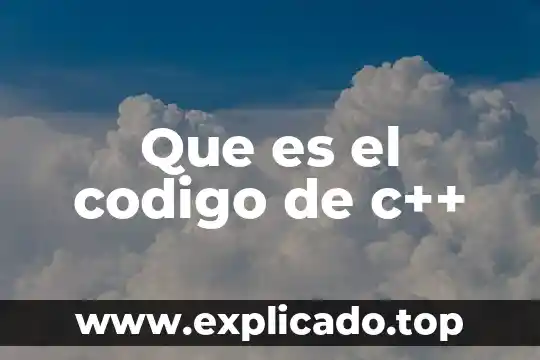 Que es un valuador c 8 Que es el codigo de c++