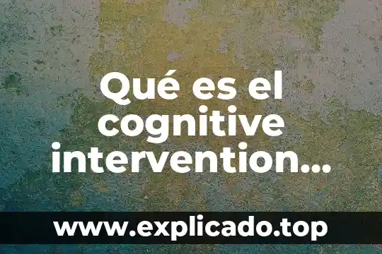 Que es el alien flight student program 5 Qué es el cognitive intervention transition program