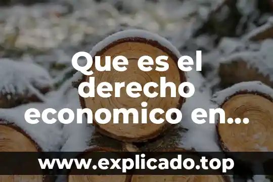 Qué es intercambio en derecho económico 4 Que es el derecho economico en una economia centralizada