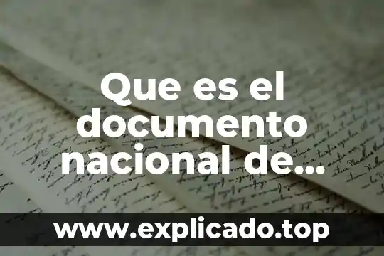 Que es identidad mexicana 3 Que es el documento nacional de identidad del propietario