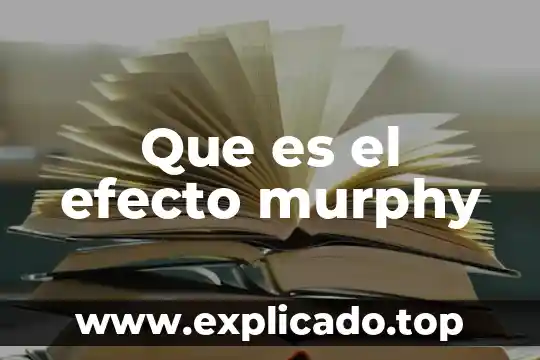 Qué es el efecto electromagnético 3 Que es el efecto murphy