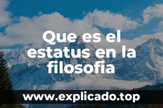 Que es la filosofia para denis diderot 5 Que es el estatus en la filosofia