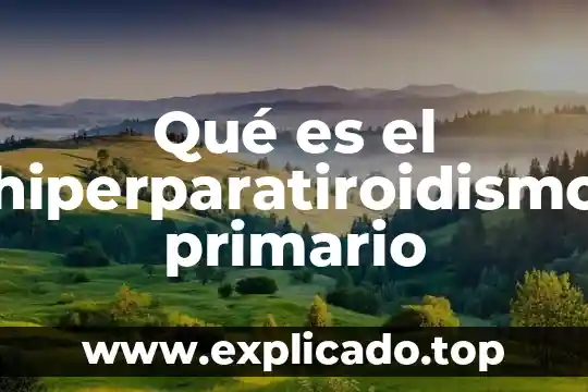 Qué es un cloroplasto primario 7 Qué es el hiperparatiroidismo primario