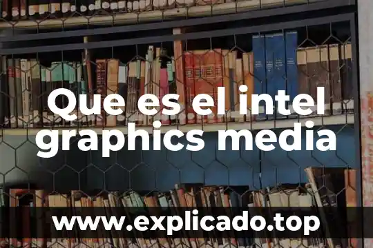 Que es prowell media 5 Que es el intel graphics media