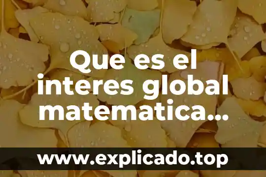 Que es un hecho negativo ejemplos 5 Que es el interes global matematica financiera