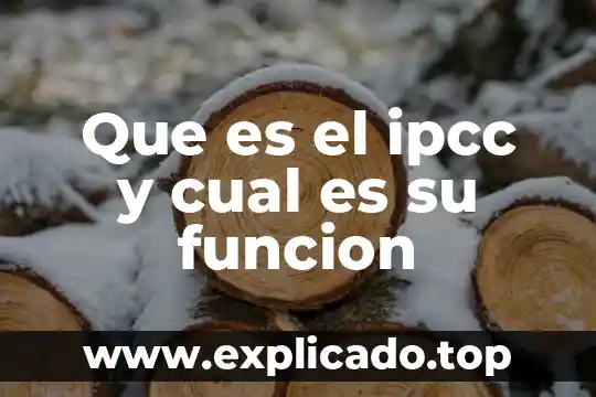 Que es el atp cual es su funcion y estructura 5 Que es el ipcc y cual es su funcion