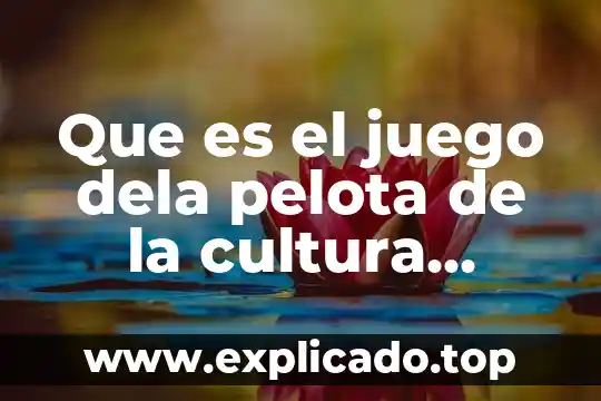 Que es un juego xapk 3 Que es el juego dela pelota de la cultura olmeca