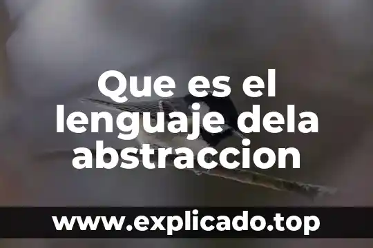 Qué es el componente semántico del lenguaje 3 Que es el lenguaje dela abstraccion