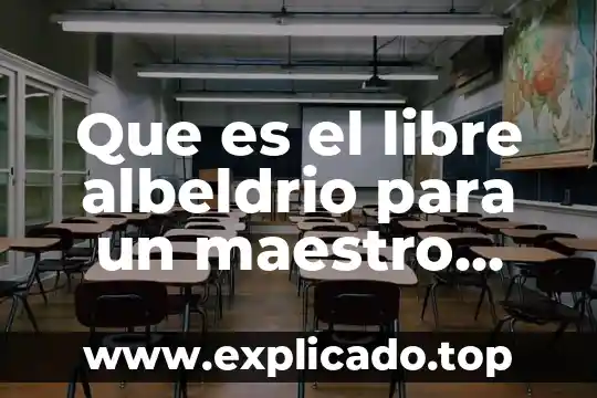 Qué es plan maestro de producción 4 Que es el libre albeldrio para un maestro secreto