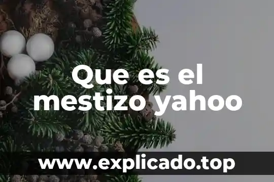 Que es gusto culposo yahoo 4 Que es el mestizo yahoo