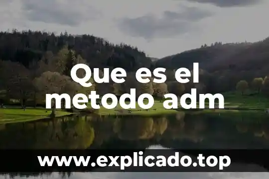 Método aerodinámico que es 6 Que es el metodo adm