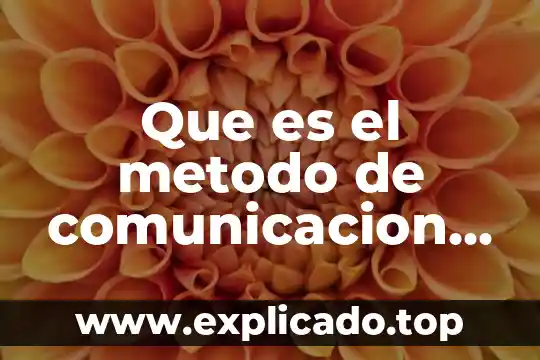 Que es apocaliptico comunicacion 3 Que es el metodo de comunicacion tendencial