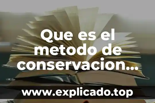 Que es un acompañamiento de un un alimento 5 Que es el metodo de conservacion de alimento