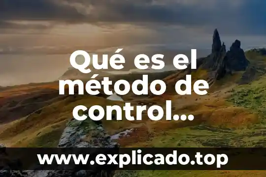 Qué es el régimen estadístico 7 Qué es el método de control estadístico