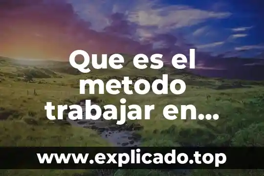FDP en programación que es 3 Que es el metodo trabajar en sentido figurado