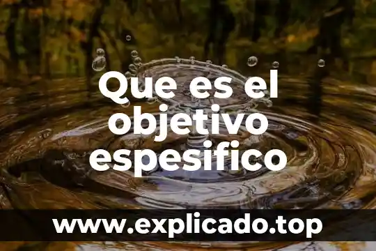 Qué es la micro enseñanza objetivo 3 Que es el objetivo espesifico