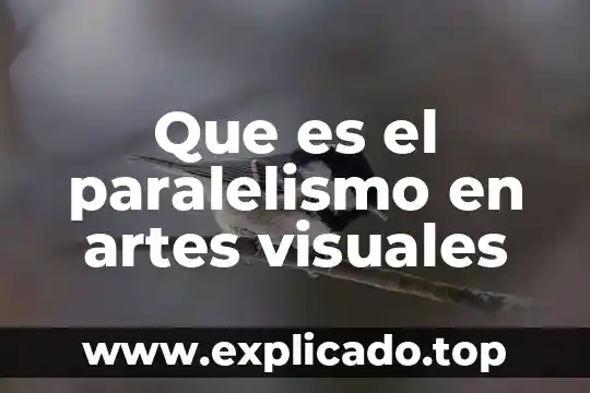 Artes visuales que es el punto 8 Que es el paralelismo en artes visuales