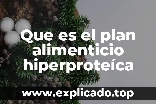 Qué es un plan Jurgen Klaric 4 Que es el plan alimenticio hiperproteíca