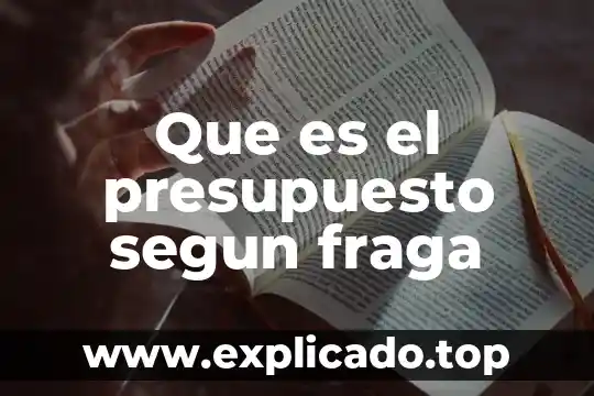 Que es el constructivismo segun paoulow 3 Que es el presupuesto segun fraga
