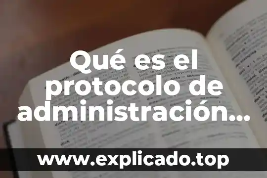 Que es un protocolo industrial 8 Qué es el protocolo de administración de redes