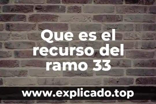 Que es el recurso de revocacion en linea 3 Que es el recurso del ramo 33