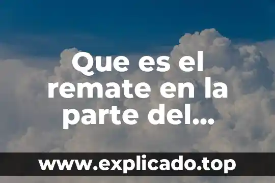 Felicidades que es comida 4 Que es el remate en la parte del periódico