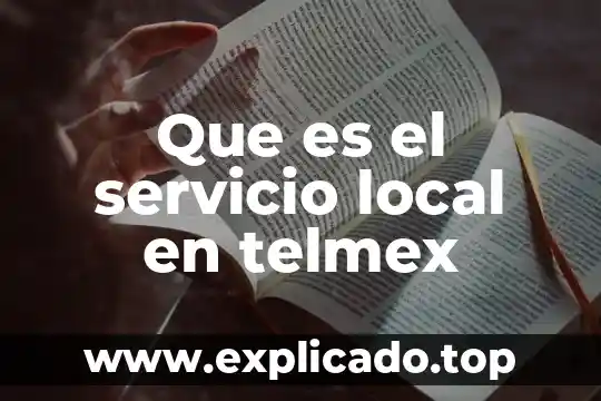 Servicio de transporte local que es 6 Que es el servicio local en telmex