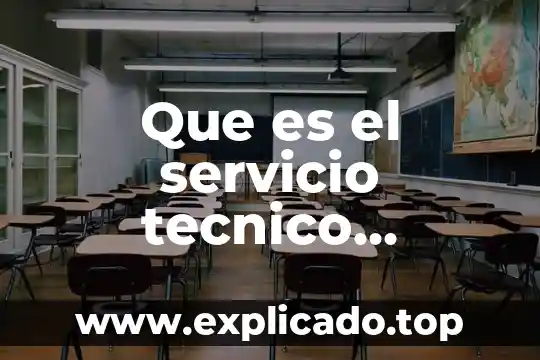 Que es el servicio tecnico prensencial