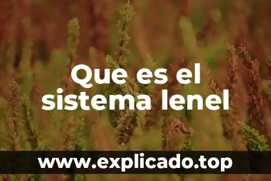 Qué es inmate en inglés 5 Que es el sistema lenel