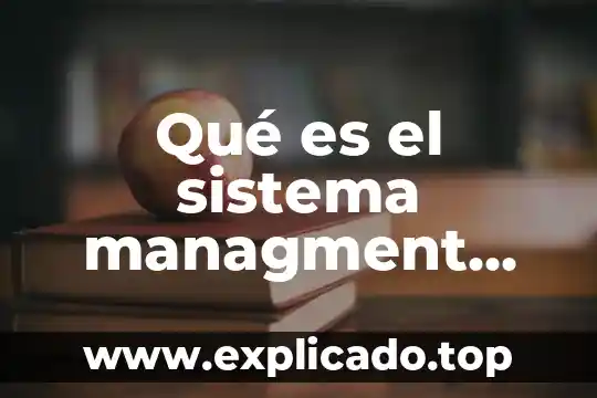 Que es una ecuación de estado en un sistema 4 Qué es el sistema managment pro