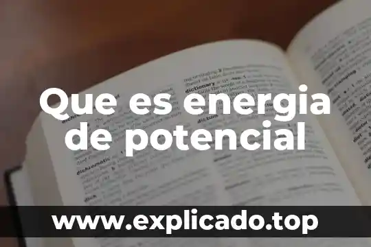 Que es la energia de radio en el modem 3 Que es energia de potencial
