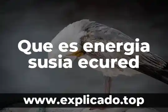 ECured que es comunicación 3 Que es energia susia ecured