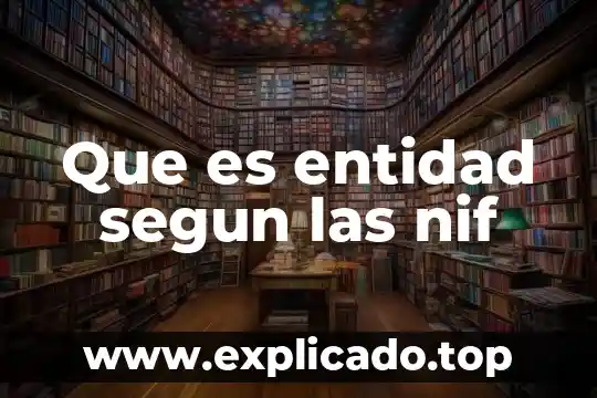 Diagrama entidad relación que es 6 Que es entidad segun las nif