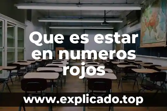 Que es bueno para aumentar los globulos rojos 4 Que es estar en numeros rojos
