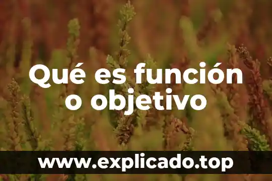 Que es prospera y su objetivo tiene el programa 7 Qué es función o objetivo