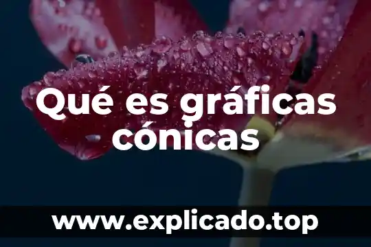 Que es agudas graficas 7 Qué es gráficas cónicas
